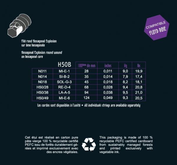 Savarez Hexagonal Explosion H50B